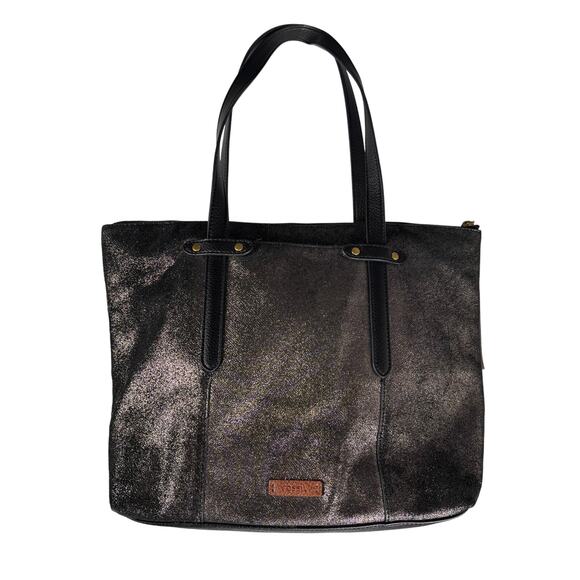 Fossil Felicity Tote Bag in Pewter Metallic - Picture 1 of 9